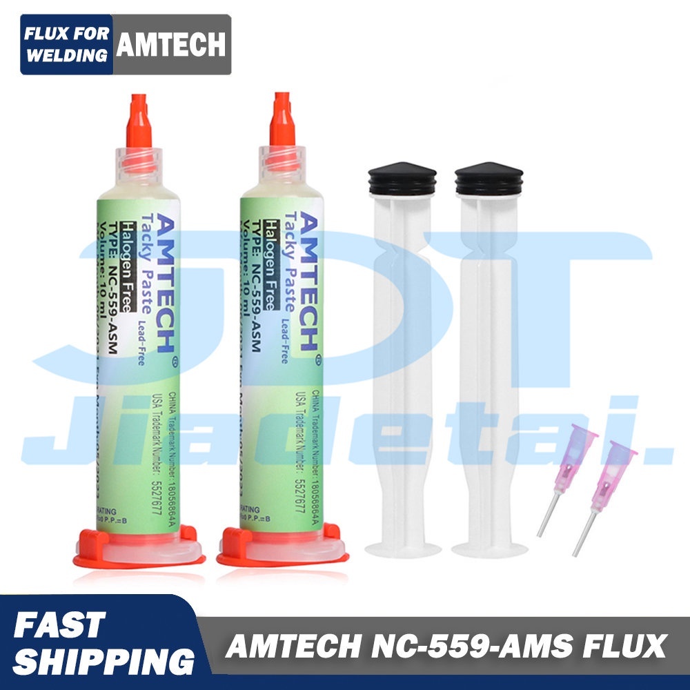 AMTECH NC 559 ASM 10cc Flujo Sin Limpio Para Soldar SMD BGA Reballing