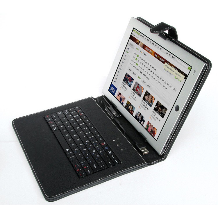 Teclado Usb Con Funda De Cuero Para Tablet Pulgadas Shopee M Xico