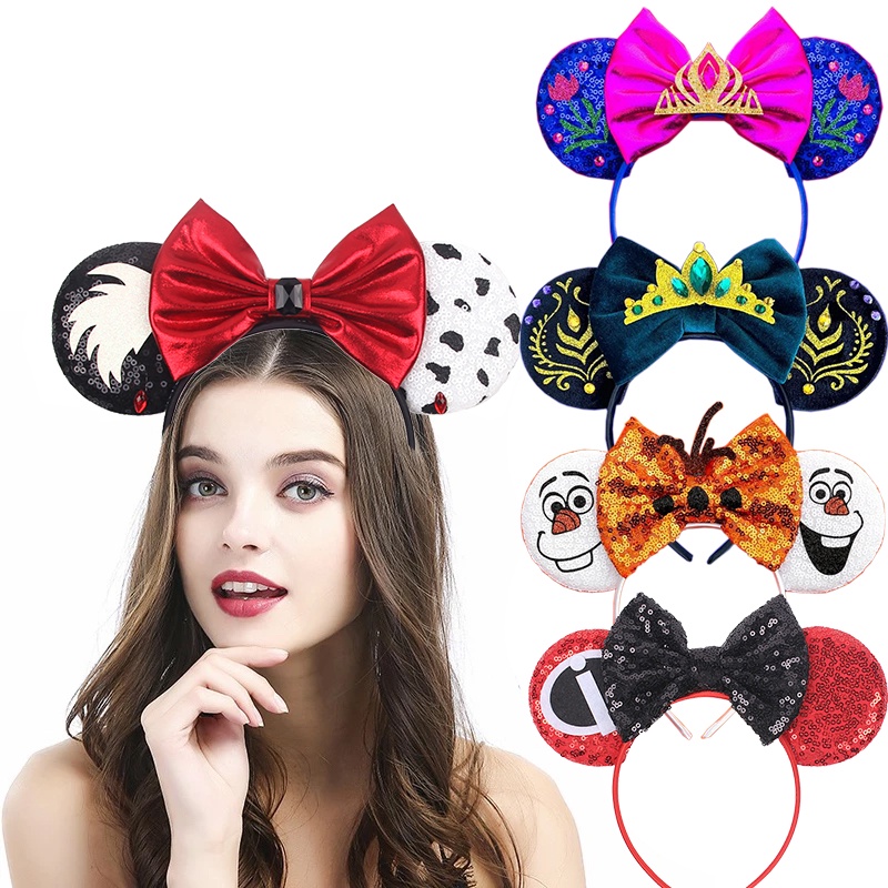 DISNEY Party Accesorios Diadema Lentejuelas Para Niña Encanto Mirabel