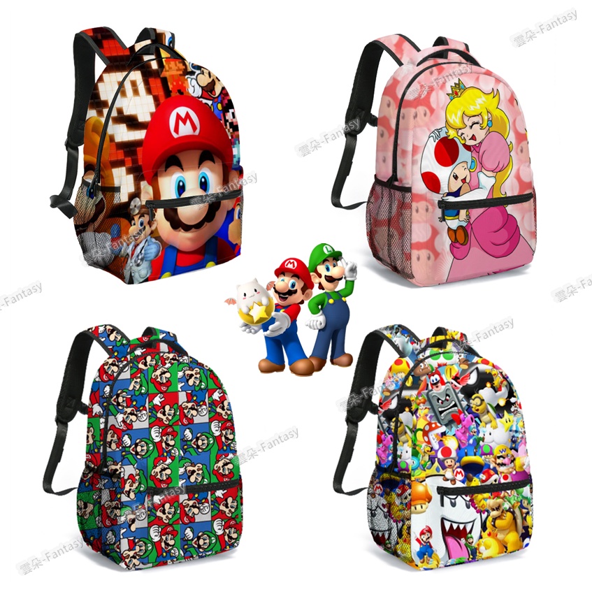 Mochila Mario Bros Anime Mochilas Escolares Mochilas Para Ni As De