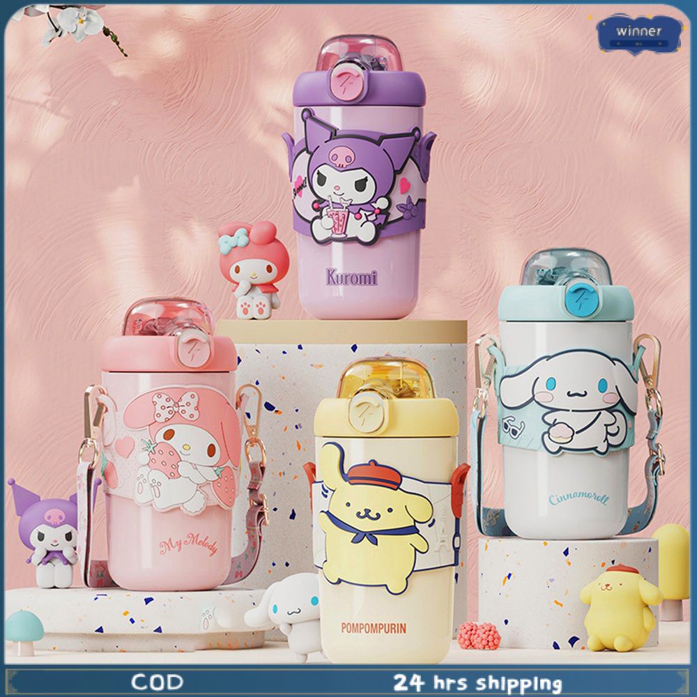 Sanrio Termo Botella De Agua Kuromi Vaso Caliente Y Fr O Ni Os Termo