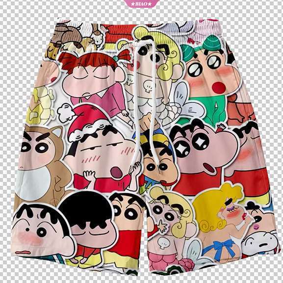 Lindos Dibujos Animados Crayon Shin Chan Pantalones Cortos Deportivos