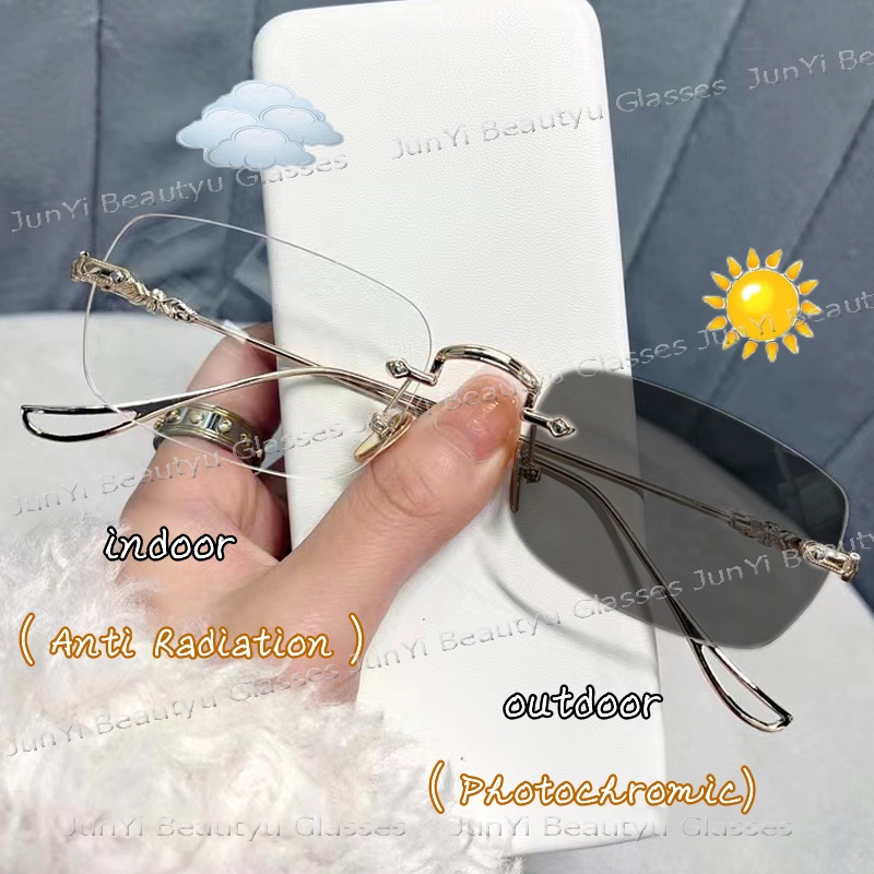 Gafas Fotocrom Ticas Anti Radiaci N Sin Marco Para Mujeres Hombres