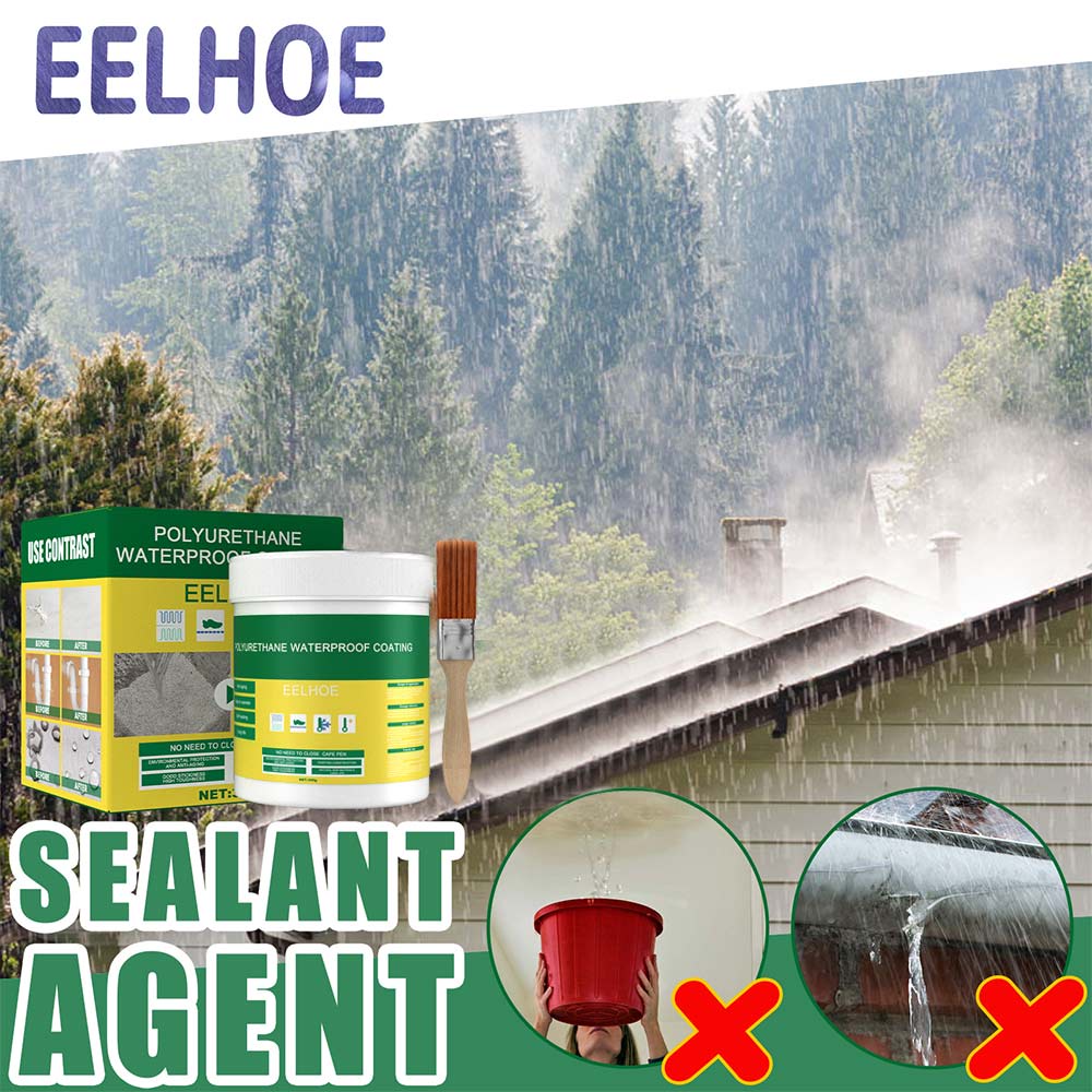 EELHOE Mighty Paste Polyurethane Waterproof Coating For Home House Roof