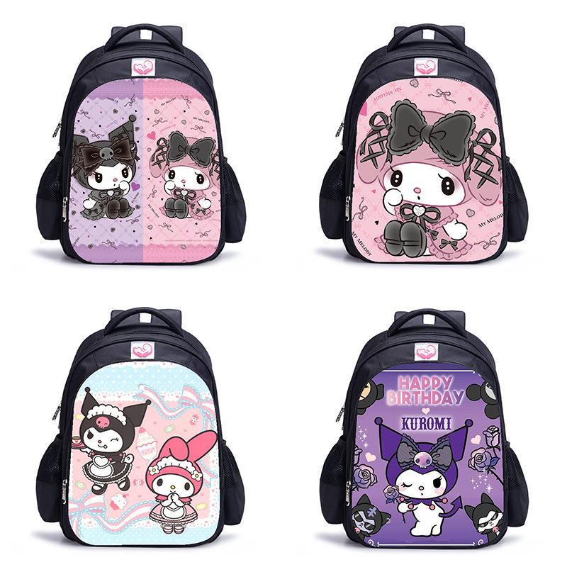 Mochila De Marca Conjunta Kuromi Melody Mochila Escolar Japonesa Linda