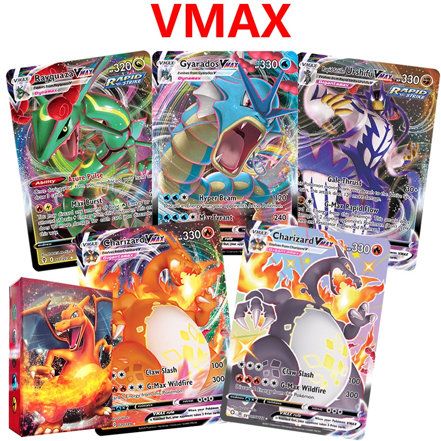 Pcs Pokemon Cards Energy Trainer Mega Gx V Vmax Ex Tag Team Box