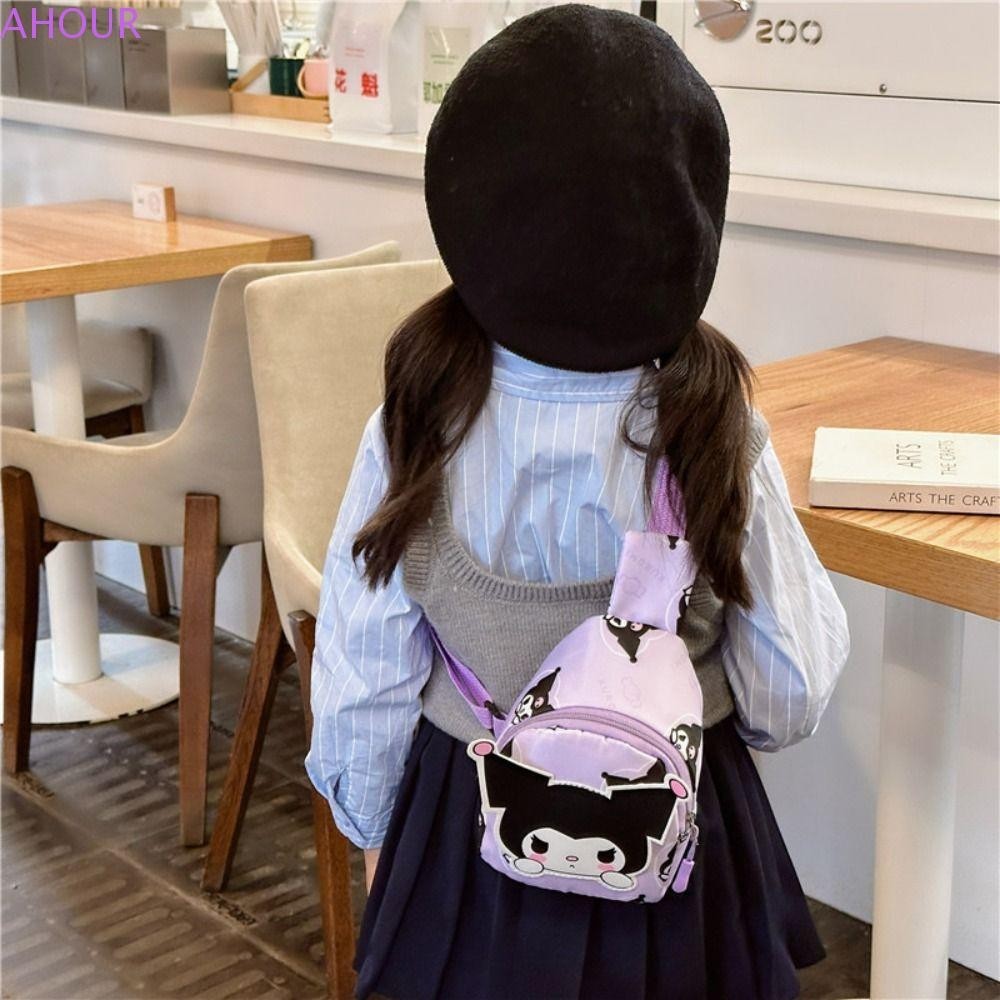 AHOUR Kuromi Peluche Crossbody Bolsa KT Gato Pochacco MyMelody