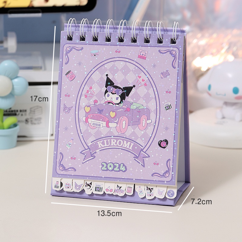 Sanrio Calendario Kuromi De Escritorio Planificador Memo Shopee