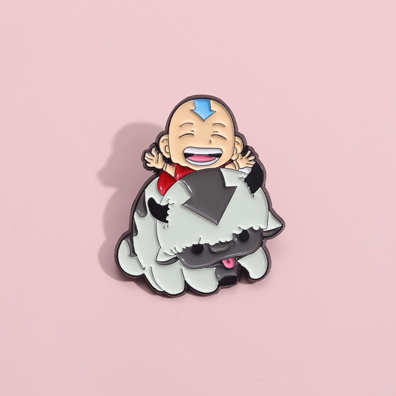 El Ltimo Airbender Esmalte Pin Broches De Dibujos Animados Anime