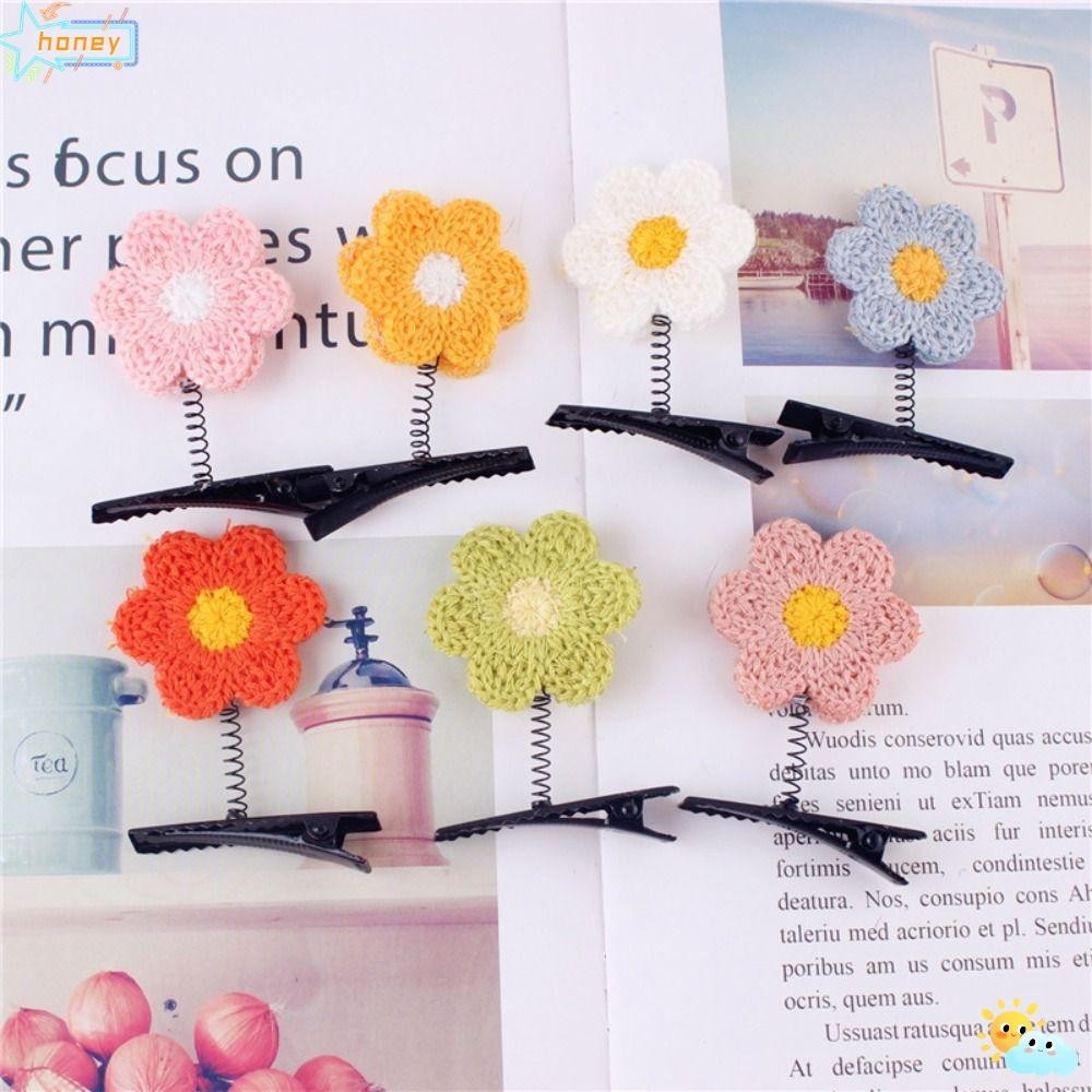 Horquilla De Flor De Miel Diy Kawaii Primavera Clip De Pelo Lindo