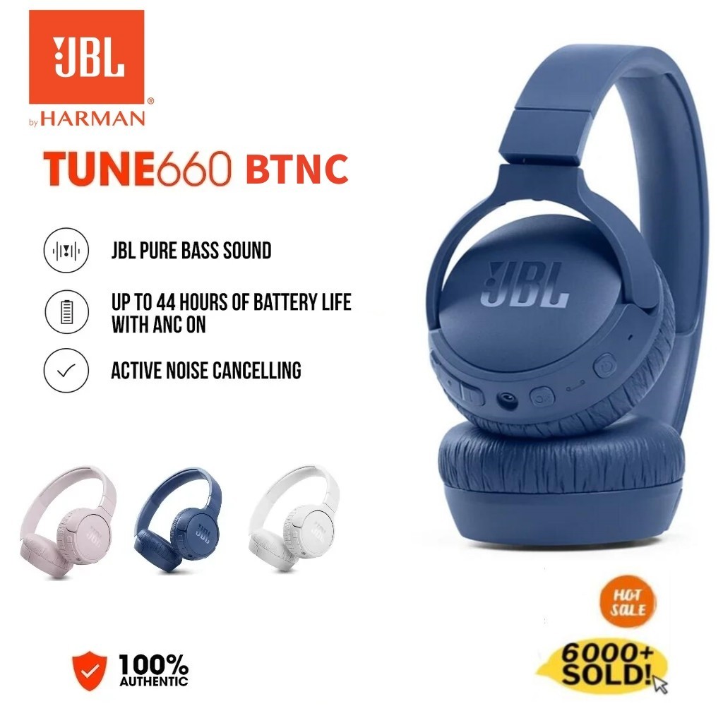 Auriculares Inal Mbricos On Ear Jbl Tune Nc Oficiales