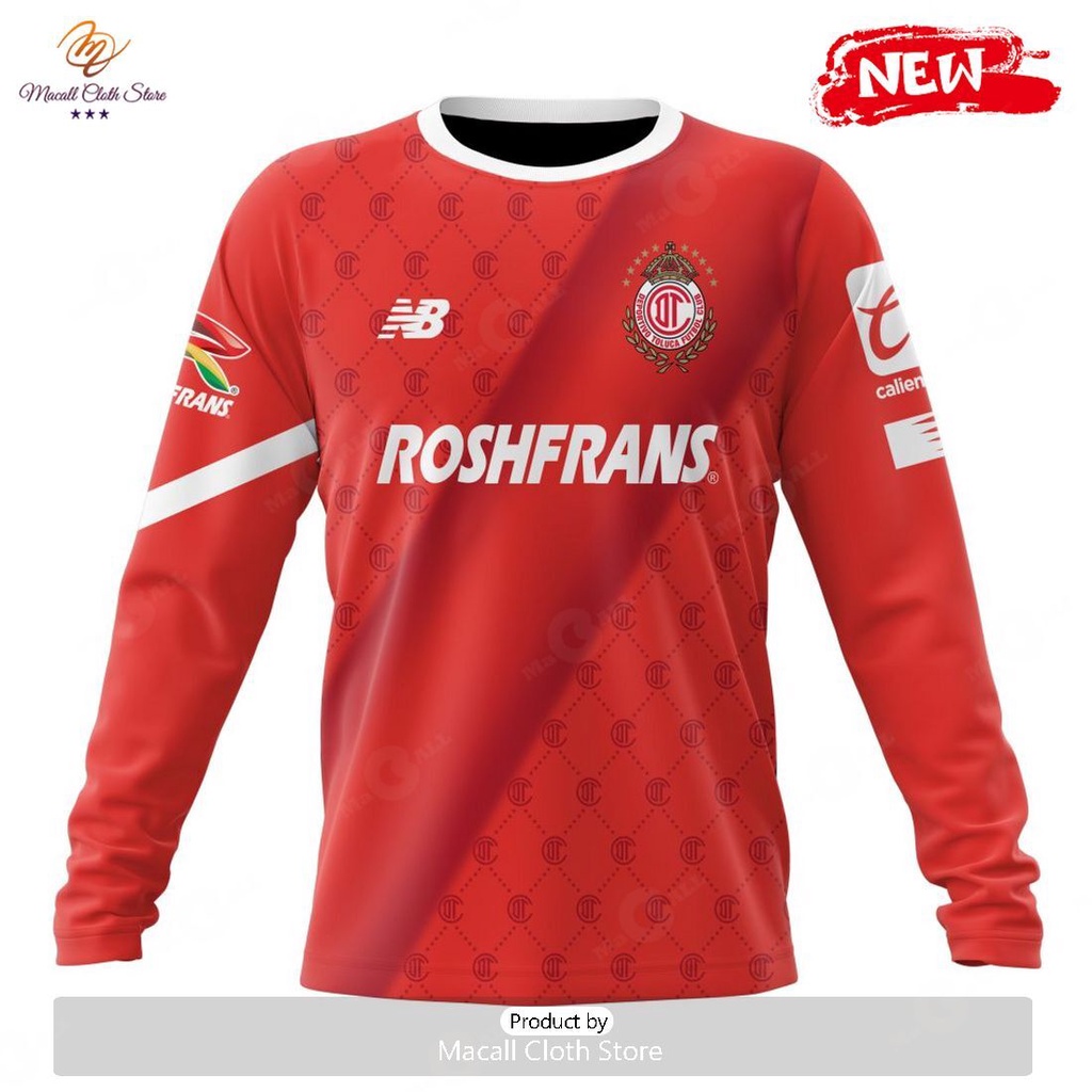 Personalizado Liga Mx Deportivo Toluca Inicio Kits D Mangas