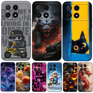 Funda Para POCO X6 PRO REDMI K70E 5G Silicona Teléfono Cubierta Trasera