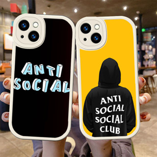 Iphone Funda Blanda De Silicona Tpu L Quida K Anti Social Club