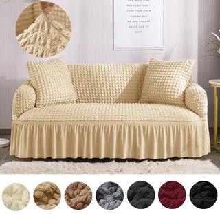Comprar Funda de sofá cama sin brazos de Color sólido, fundas de sofá  baratas elásticas para sala de estar, fundas extraíbles lavables, funda de  sofá plegable