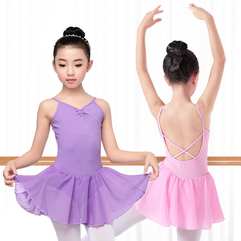 leotardo ballet niñas profesional gimnasia leotardo lírico disfraces de  baile para niñas falda de gasa
