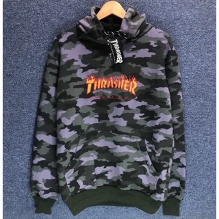 Sudadera con capucha Camo Thrasher FLAME ARMY // Thrasher MAGAZINE SKATE ropa// pantalones bóxer gratis | Shopee México