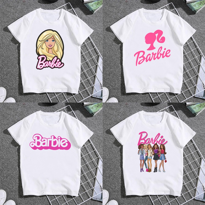 Camiseta niña Barbie I manga corta