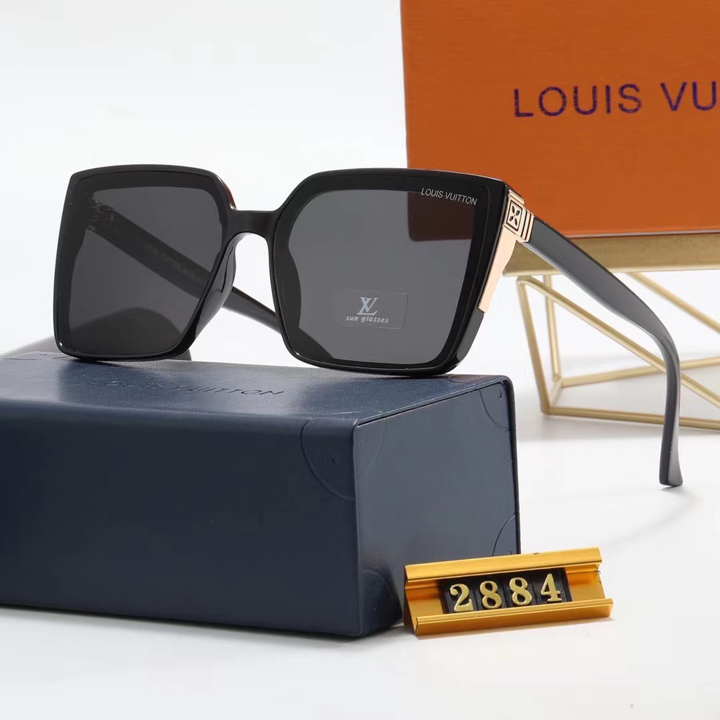 Gafas De Sol Cuadradas Louis Vuitton Nueva Moda Diseño Marca LV Viaje  Conducción UV400