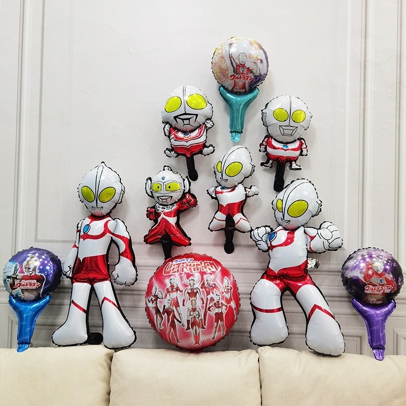 Caliente De Dibujos Animados Ultraman Globos De Papel De Aluminio 18 ...