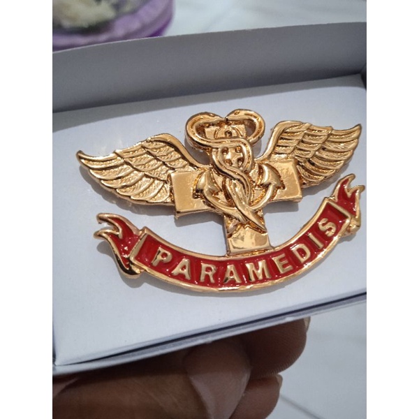 Brevet pin De Ala Insignia Paramédica tni ad | Shopee México