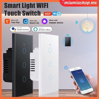 Interruptor Luz 2 Banda Táctil Tuya Smart Wifi Con Neutro - PRO Accesorios
