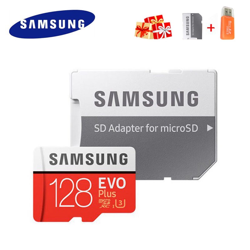 Tarjeta De Memoria Samsung Evo Plus 32GB 64GB 128GB 256GB 512GB Micro SDXC C10 U3 SD Shopee Mexico