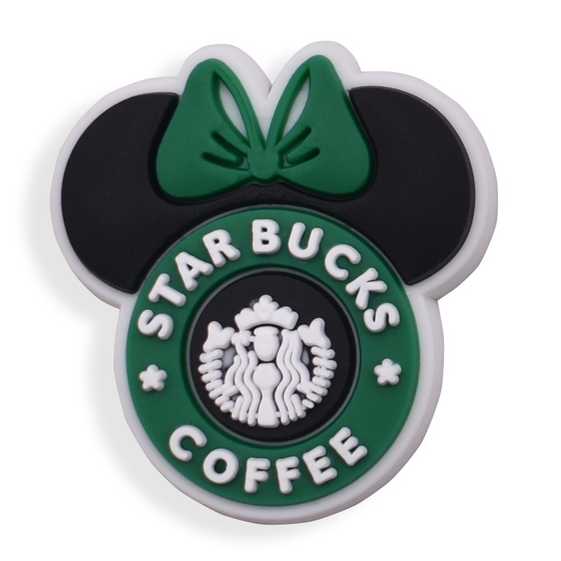 Charms Crocs Jibbitz Starbucks Hole Zapato Bcukle coffee Decoraciones