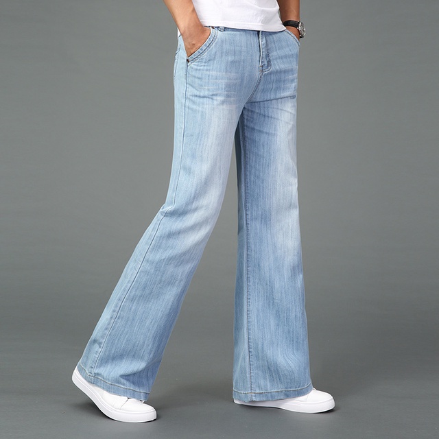 Pantalones acampanados para hombre outlet