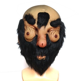 Máscara de anciano Hombre Hombre Látex Celebridad Humana Máscara de Cabeza  Completa con Gorra Disfraz de Halloween Máscara de Carnaval Multicolor