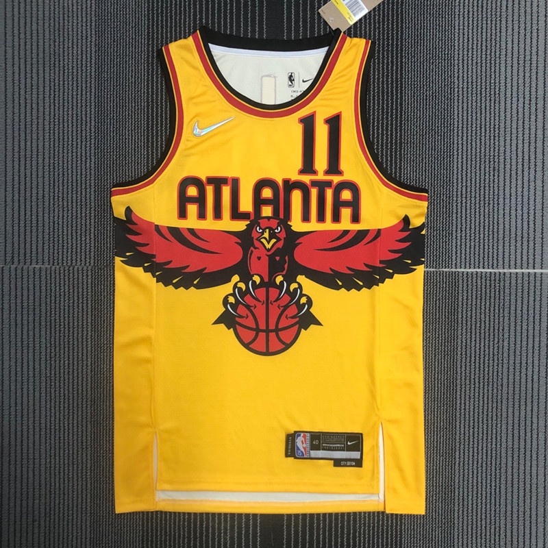 11 Trae Young Yellow Red Black Sports Jersey Y No . 11 Otros Atlanta Hawks  Estilo Urbano Camisetas De Baloncesto