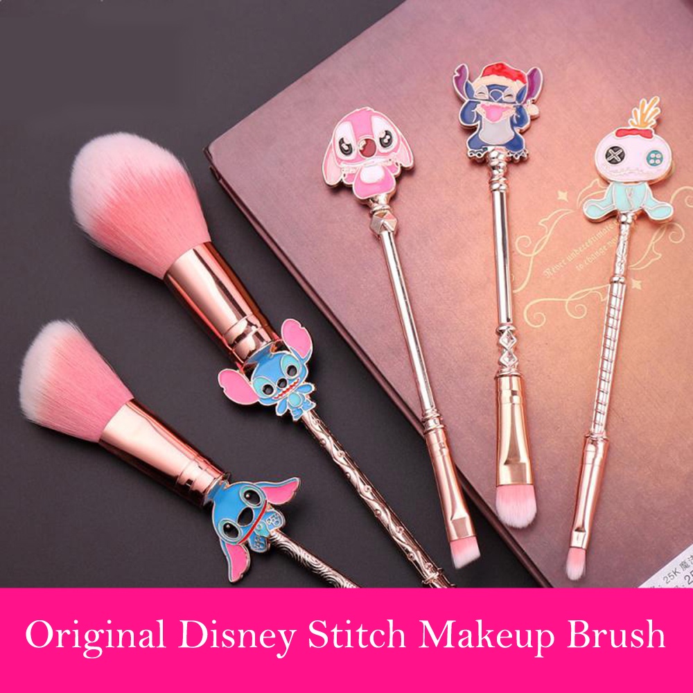 Set Maquillaje Brochas y Neceser Stitch Lilo y Stitch Disney