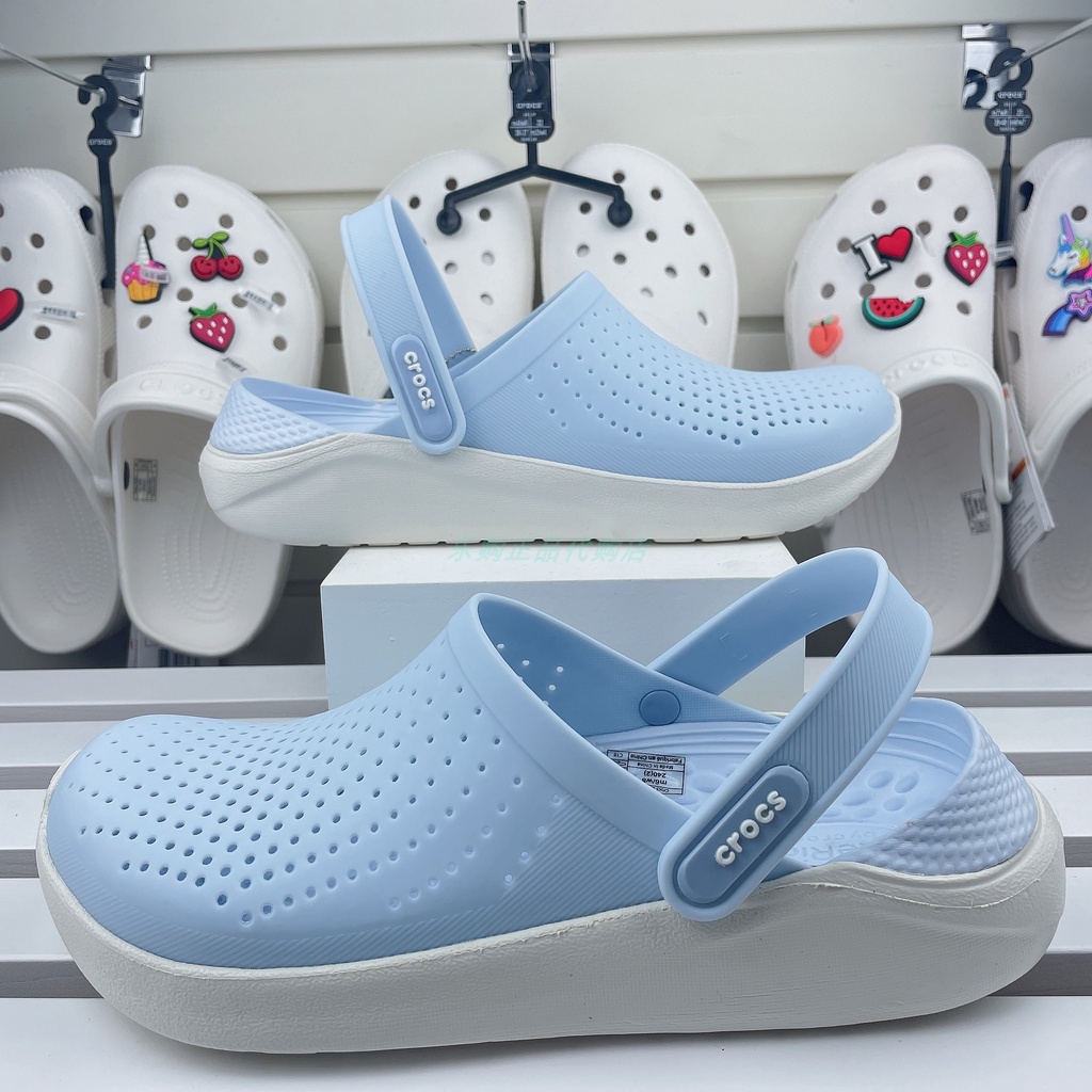 Crocs Literide Zueco Sandalias De Playa Transpirable Antideslizante Suave Ligero 204592 Shopee Mexico