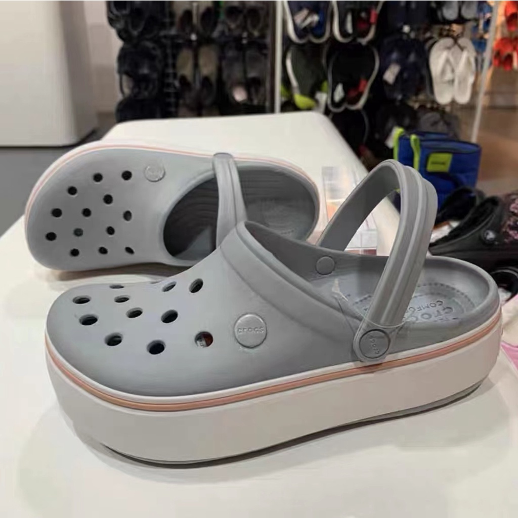 Crocs Mujer Plataforma Zapatillas Y Sandalias QKWI