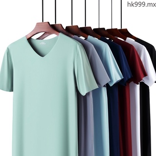  Camiseta básica de manga corta para hombre, cuello alto,  casual, ajustada, color sólido, Verde militar : Ropa, Zapatos y Joyería