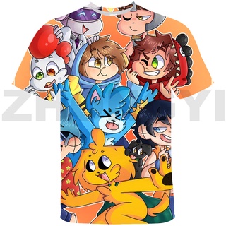 Moda Mikecrack Camiseta Tops Tee Kawaii Adolescente 3D Los Compas Anime  Streetwear O-Cuello Hombres Ropa Compadretes | Shopee México