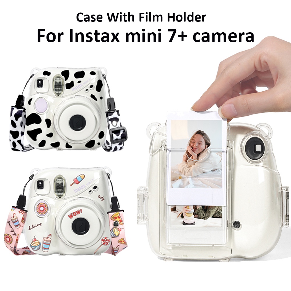 Funda transparente para cámara Fujifilm Instax Mini 12, bolsa de