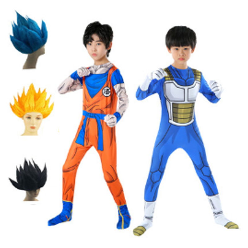 Funidelia | Peluca de Goku Dragon Ball para niño Son Goku, Bola de Dragón,  Manga - Accesorios para niños, accesorio para disfraz - Negro