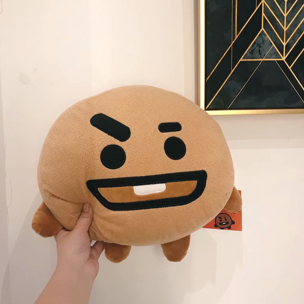 KPOP BTS BT21 Stuffed Toys Plush Doll rj shooky mang kaoya chimmy tata cookie van Plush Pillow Stuffed Doll Cushion Home Decorat popular Shopee Mexico