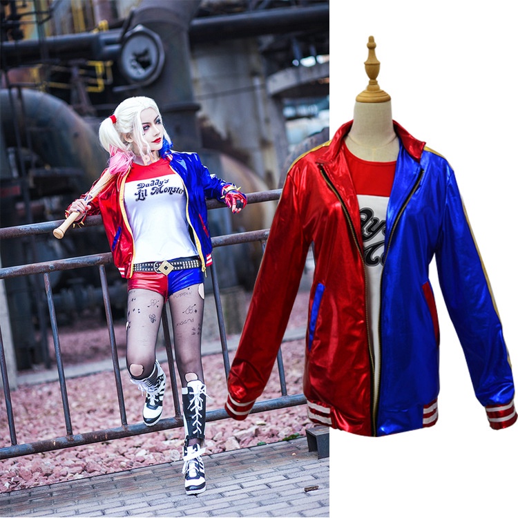 Nuevo Escuadrón Suicida Harley Quinn Payaso Niñas Adulto Disfraz Accesorios Cosplay Disfraces 6808