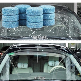 100 tabletas concentradas para limpiar el parabrisas del automóvil,  tabletas limpiadoras de ventanas para el hogar y el automóvil, líquido