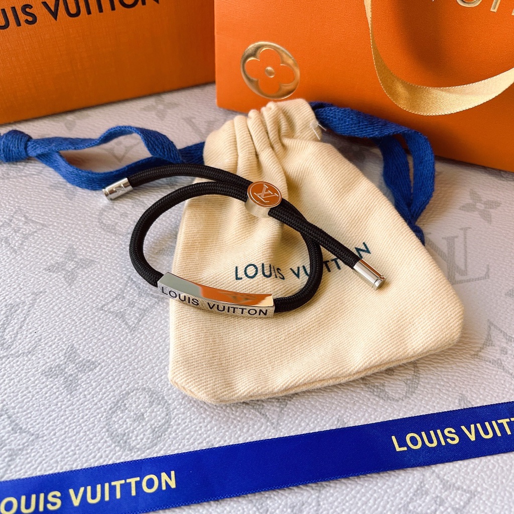 LV Louis Vuitton Pulsera Delicada Joyería Regalo De Lujo Hombre Mujer S074  1FLN