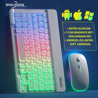 Combo de teclado y mouse ergonómico inalámbrico X9 – 2.4G+BT