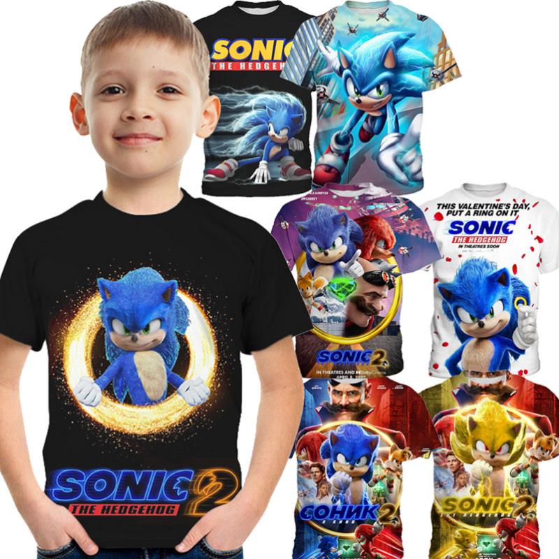 Camisas de sonic online para niño