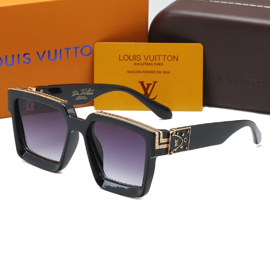 LOUIS VUITTON LV Classic Fashion Design Gafas de sol retro con lentes degradados para hombres y mujeres Shopee Mexico