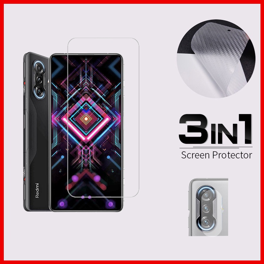  Funda trasera Funda de protección completa para Xiaomi Poco F3/Redmi  K40/K40Pro PC duro+silicona suave TPU 3in1 a prueba de golpes cubierta  protectora del teléfono con protector de pantalla táctil : Celulares