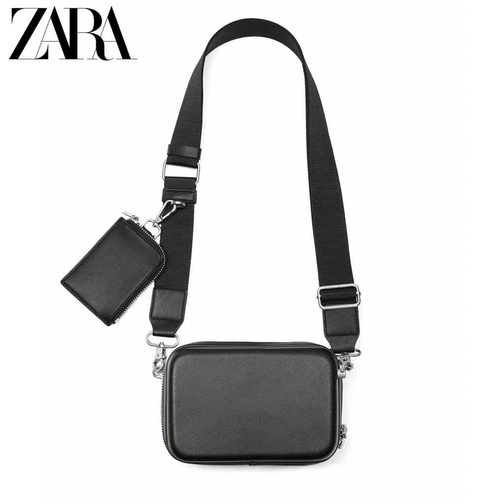 ZARA Nuevo Bolso De Los Hombres Dos En Uno Mini Crossbody bag ins