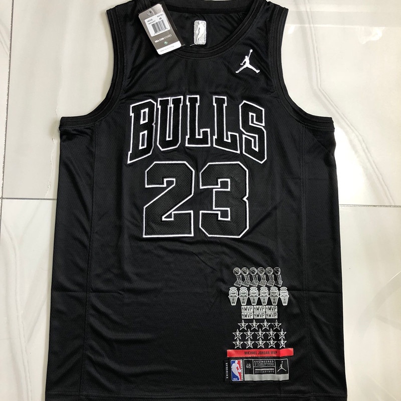 NBA Chicago Bulls Jordan # 23 MVP Edition Todo Jersey Bordado Negro | México