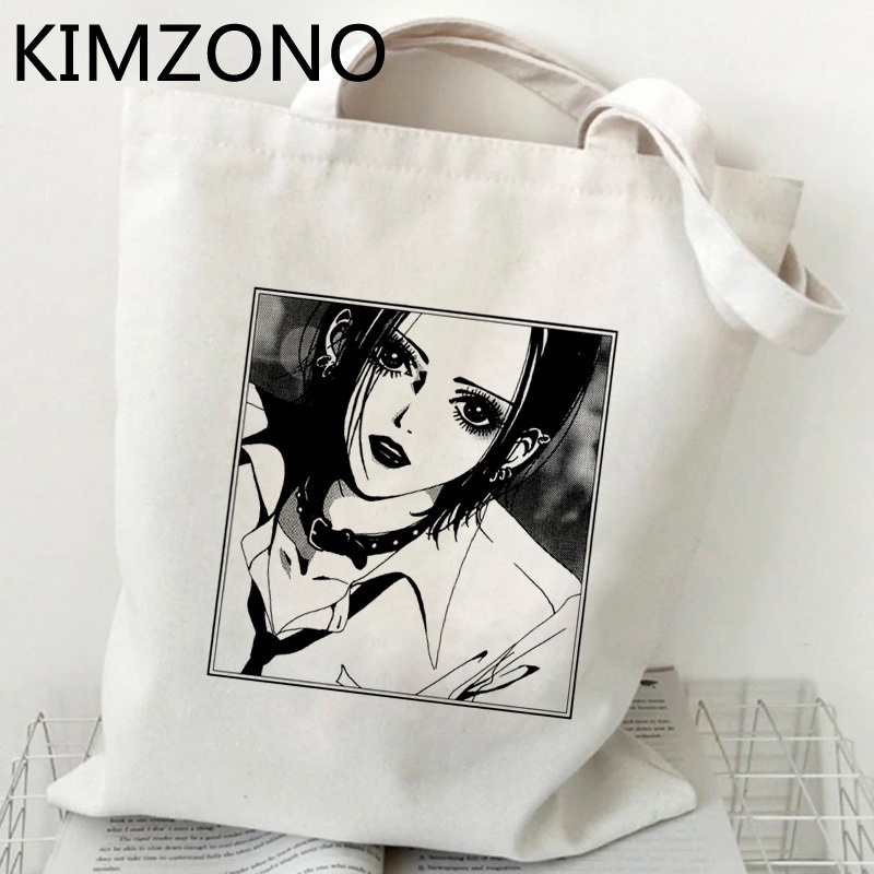 Nana Anime shopping bag shopper bolso tote bolsas de tela Lona Reutilizable  sacolas