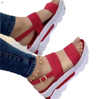 Sandalias De Plataforma Para Mujer Con Punta Abierta Zapatos De Suela  Ultragrueso Para Aumentar El Desgaste De Los Pies PU Superior Impreso Talla  35-43 Sliders